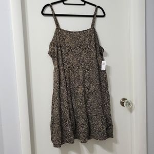 Old Navy sundress,XXL,black and brown